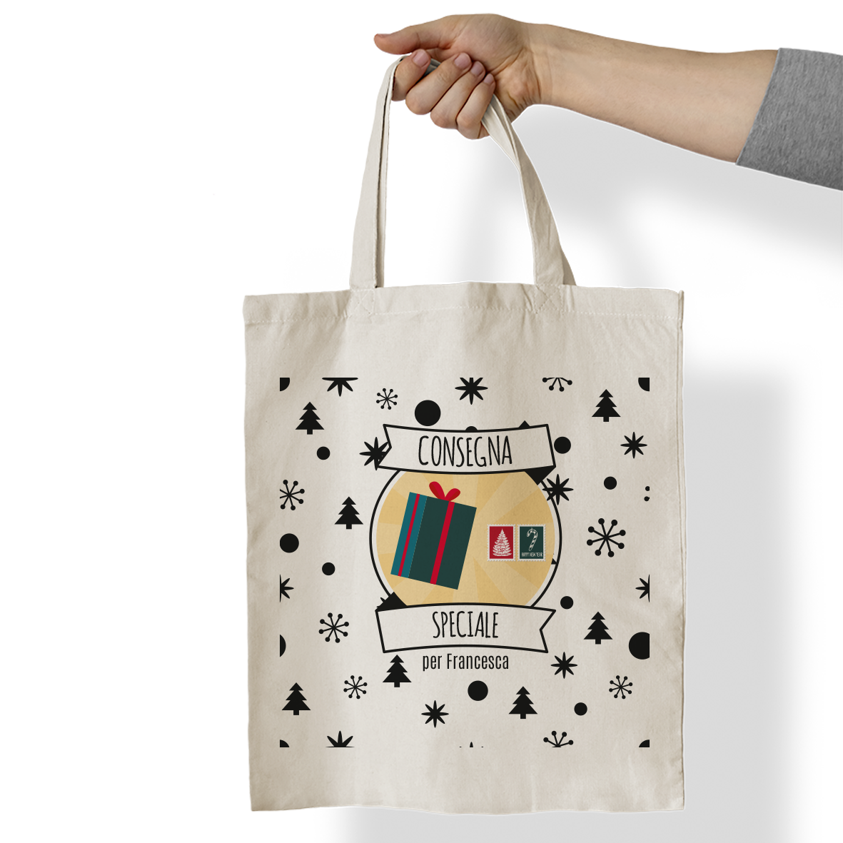 Consegna speciale - Shopper In Cotone - personalizzata con nome