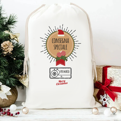 Consegna speciale - Sacchetto - personalizzato con nomi