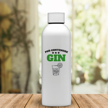 Può contenere Gin - Borraccia Ecosostenibile