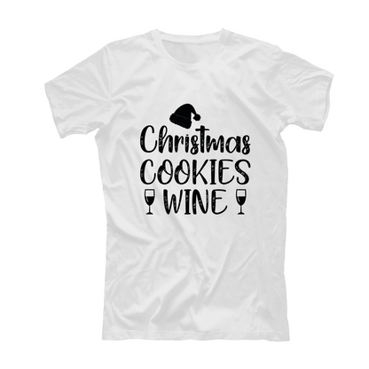 Christmas cookies wine - T-shirt