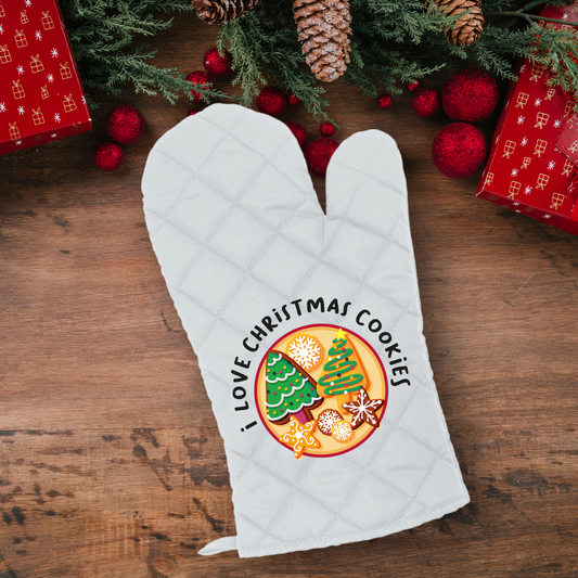 I love Christmas Cookies - Guanto da cucina