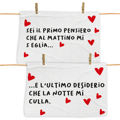 Sei il primo pensiero - Coppia Plaid