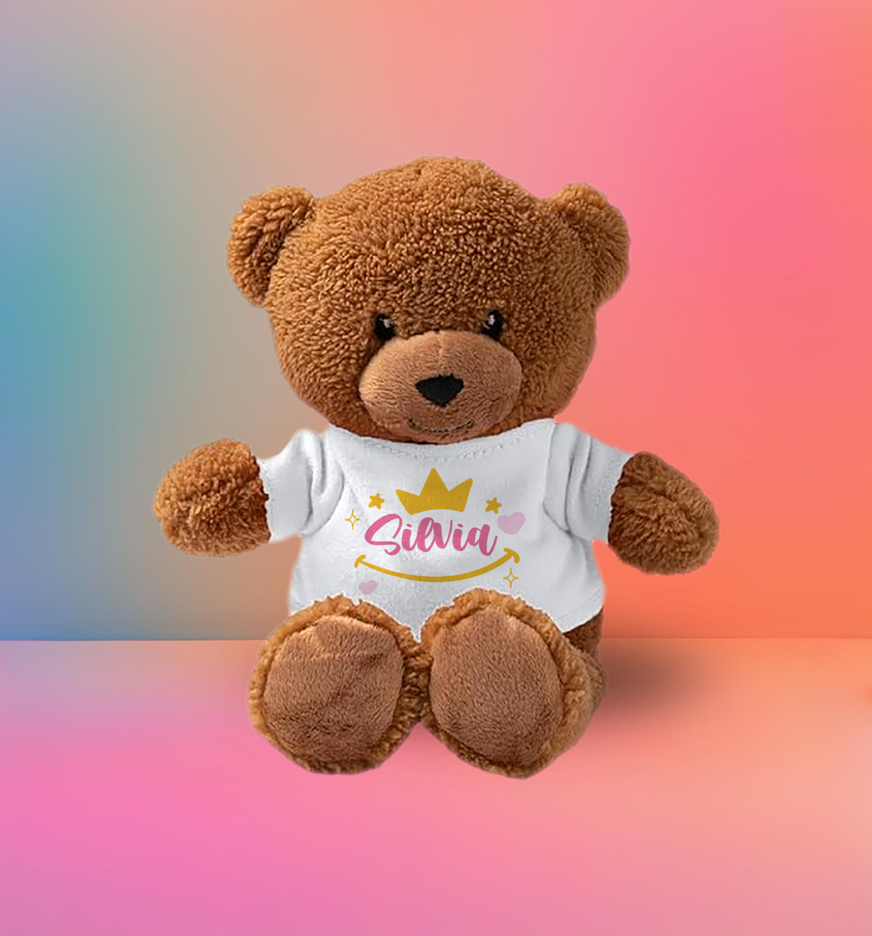 Baby Queen - Teddy - Orsacchiotto di Peluche con Maglietta Personalizzata