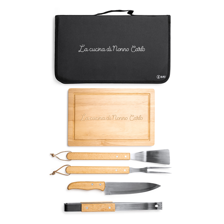 La cucina di nonno - Set Barbecue - personalizzato con nome