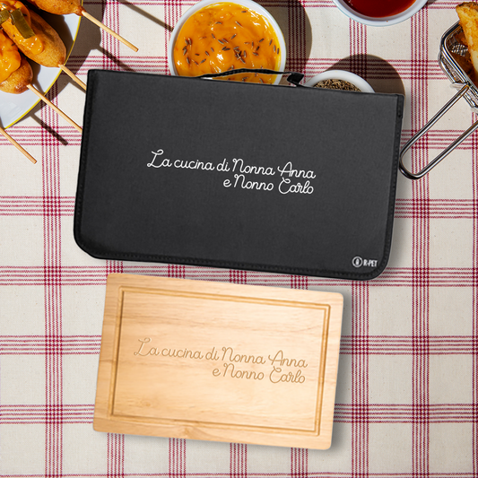 La cucina dei nonni - Set Barbecue - personalizzato con nomi