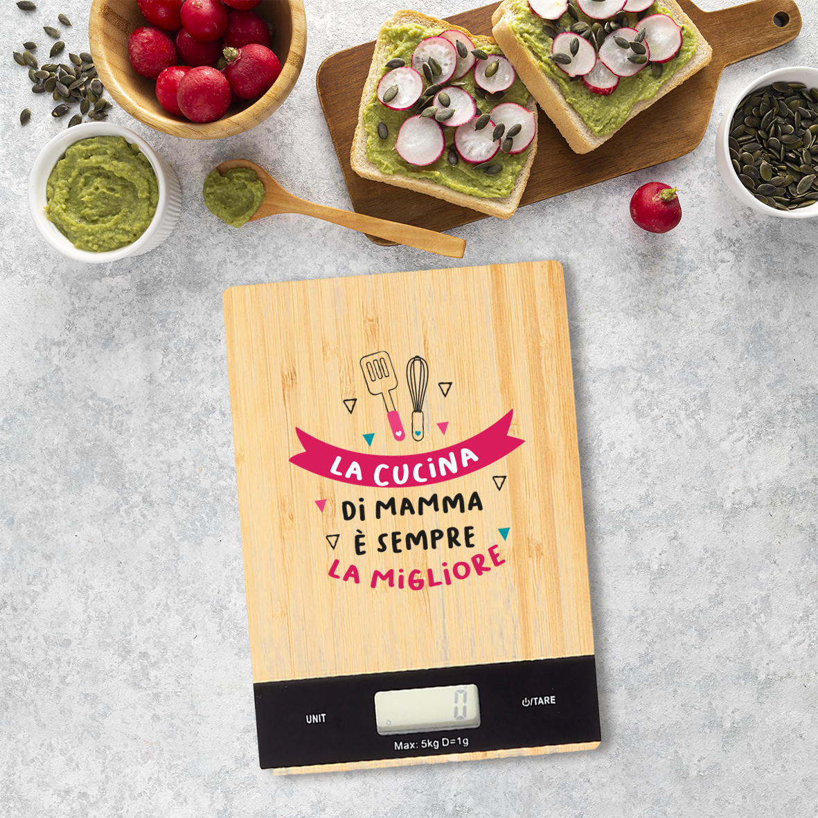 La cucina di mamma è sempre la migliore - Bilancia Da Cucina Digitale