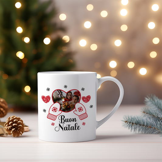 Christmas Kitchen - Tazza mug - idea regalo Natale - personalizzato con foto