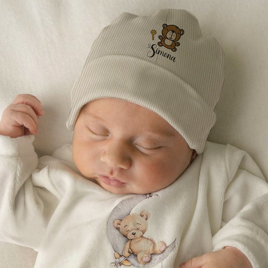 Teddy bear - Cappellino personalizzato con nome