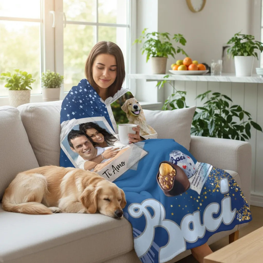 Plaid Baci - personalizzato fai da te