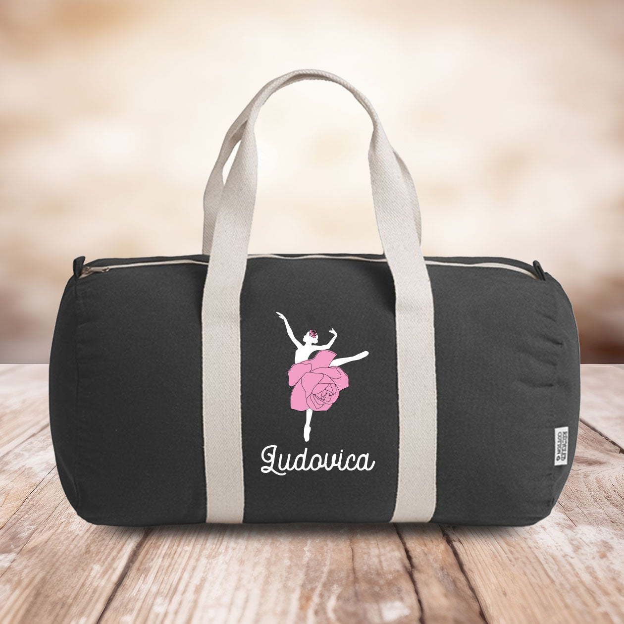 Flower Dancer - Borsa da palestra - personalizzata con nome