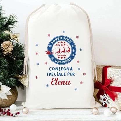 Air Mail - Sacchetto - personalizzato con nome