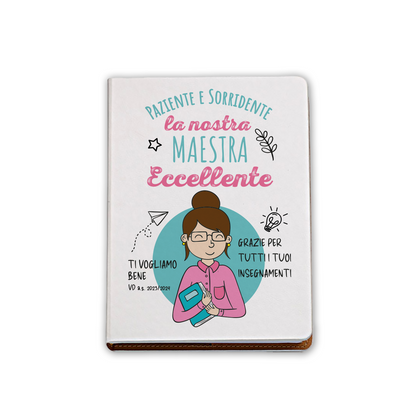 La nostra maestra eccellente - Block Notes personalizzato