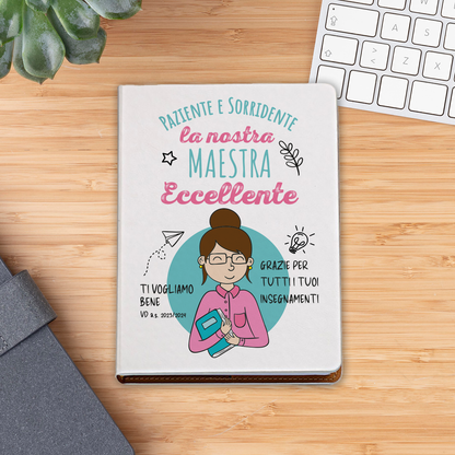 La nostra maestra eccellente - Block Notes personalizzato