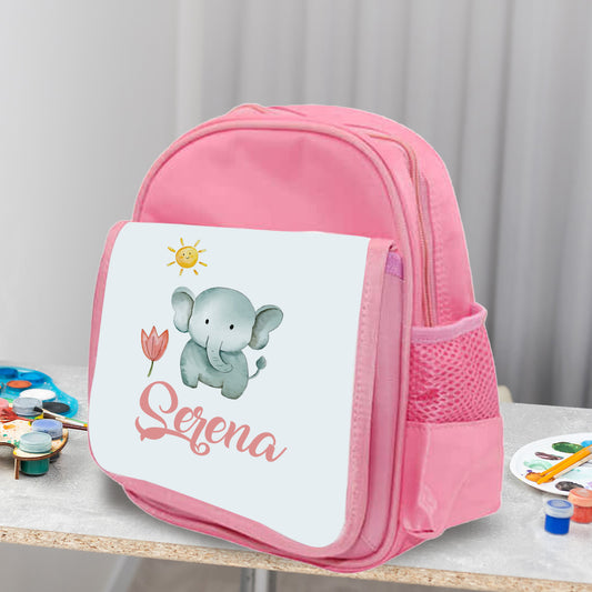 Elephant - zaino - personalizzato con nome