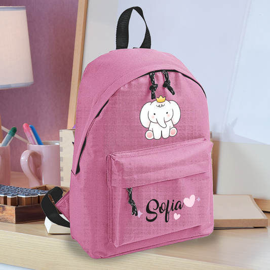 Baby elephant - zaino scuola - personalizzato con nome