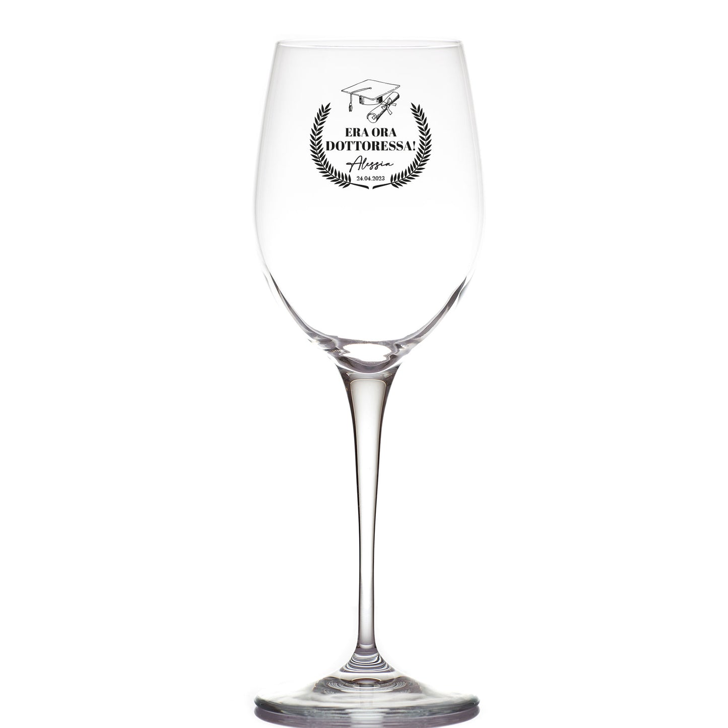 Era ora - Calice Bicchiere da Vino - personalizzato