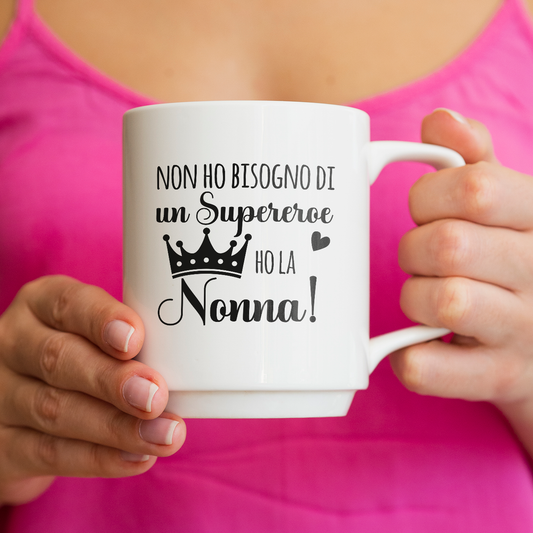 Nonna Supereroe - Tazza mug