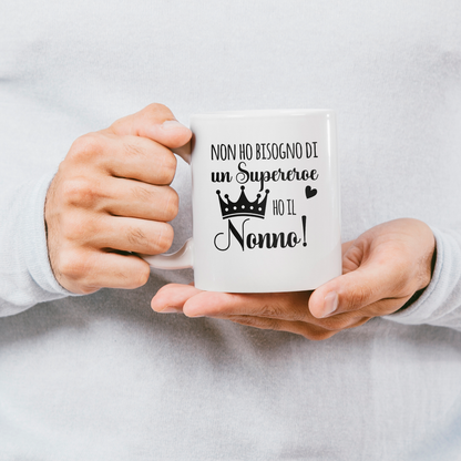Nonno supereroe - Tazza mug