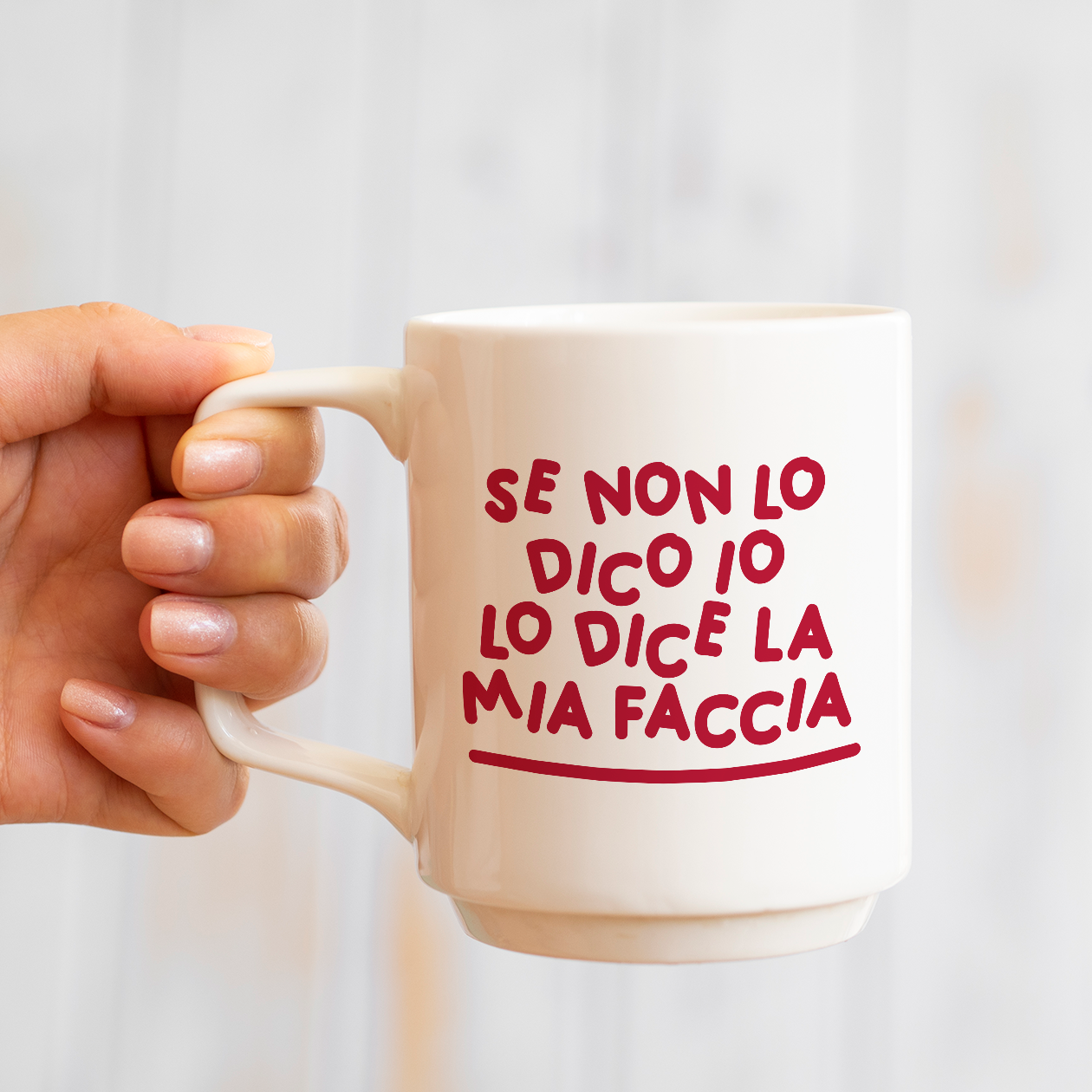 Se non lo dico io lo dice la mia faccia - Tazza mug