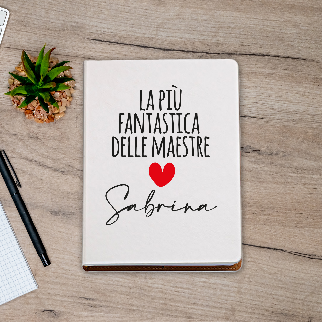 La più fantastica delle maestre - Block Notes personalizzato con nome