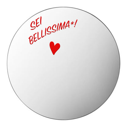 Sei bellissima - plaxiglass specchiato