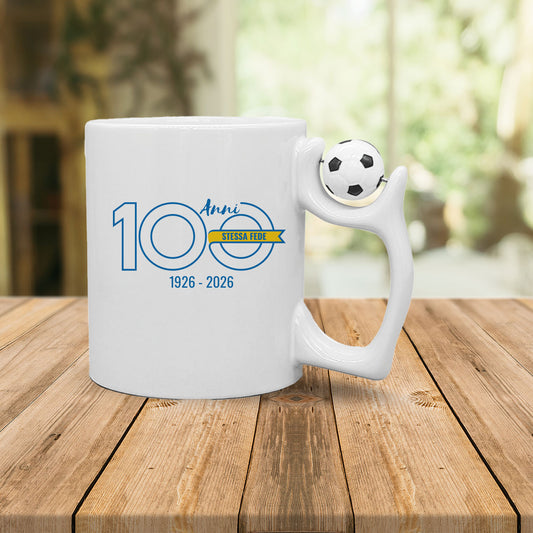 100 anni stessa fede - Tazza mug con manico pallone