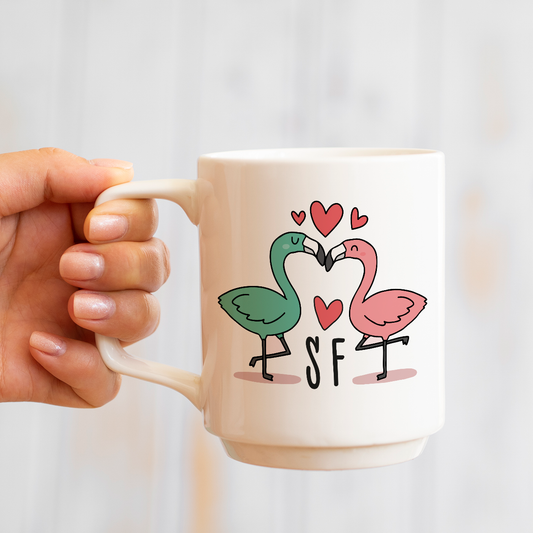 Elegant love - Tazza mug - personalizzata con iniziali