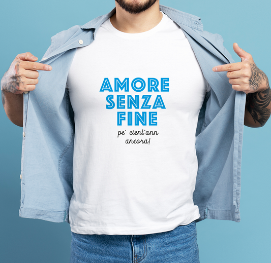 Amore senza fine - T-shirt Bianca - Maglia 2026