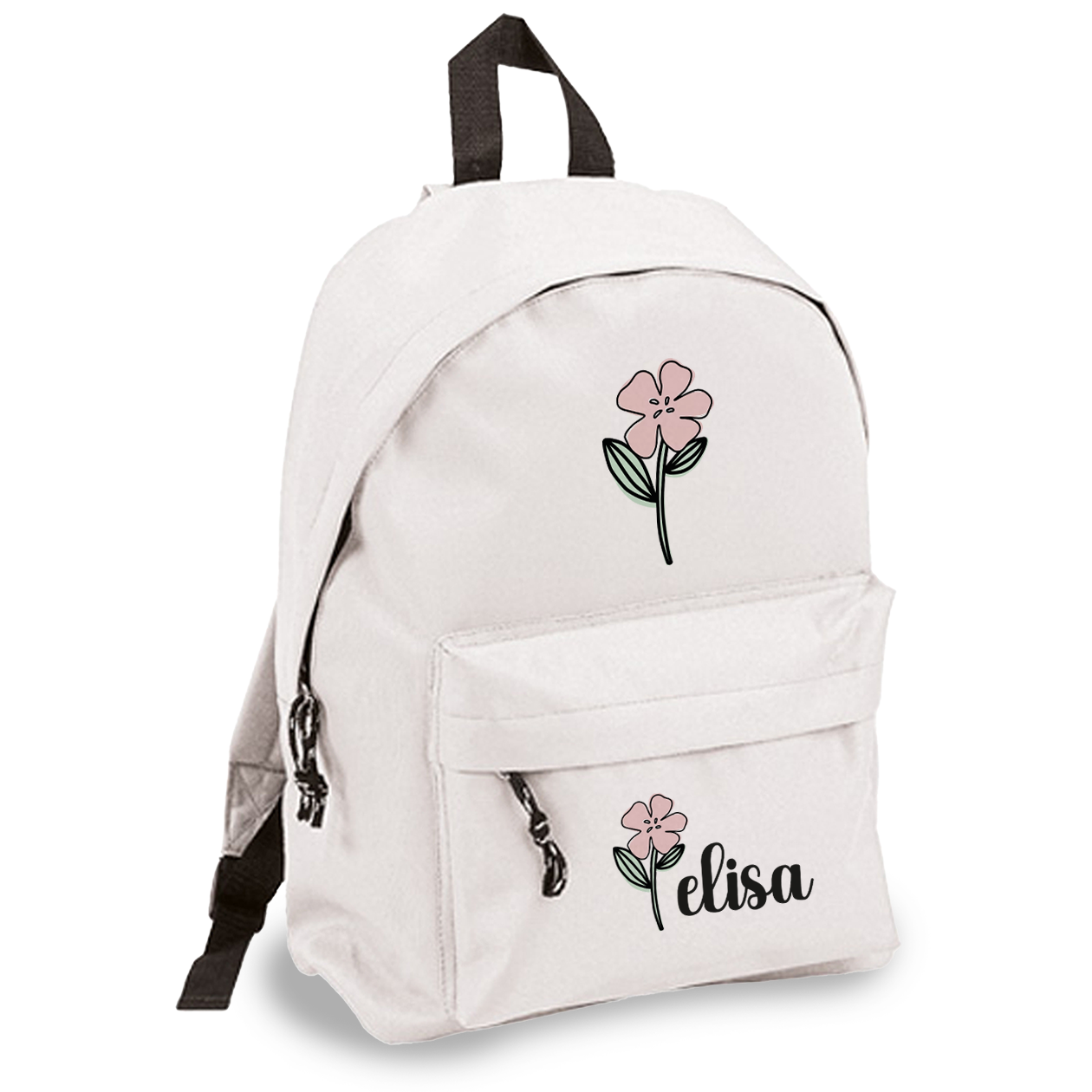 Rose name - zaino scuola - personalizzato con nome