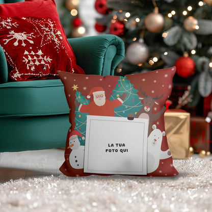 Sweet Christmas - Cuscino Personalizzato - idea regalo Natale personalizzato con foto