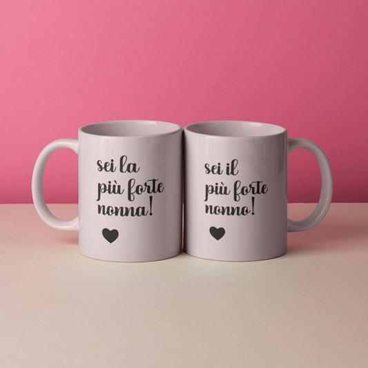 Siete i più forti nonni - Coppia tazze Mug