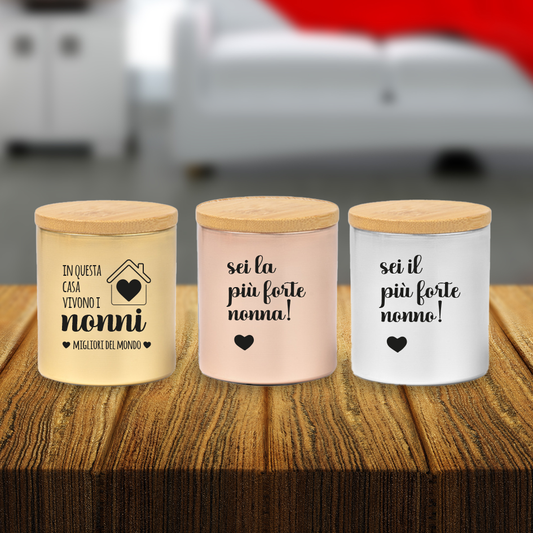I nonni migliori del mondo - Set di 3 Candele Profumate