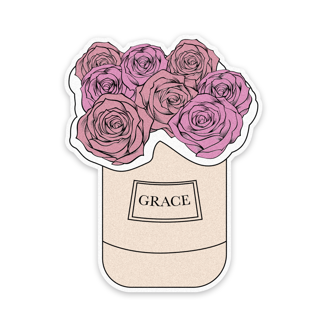 Elegant Flowers - Tappeto per interni - personalizzato con nome