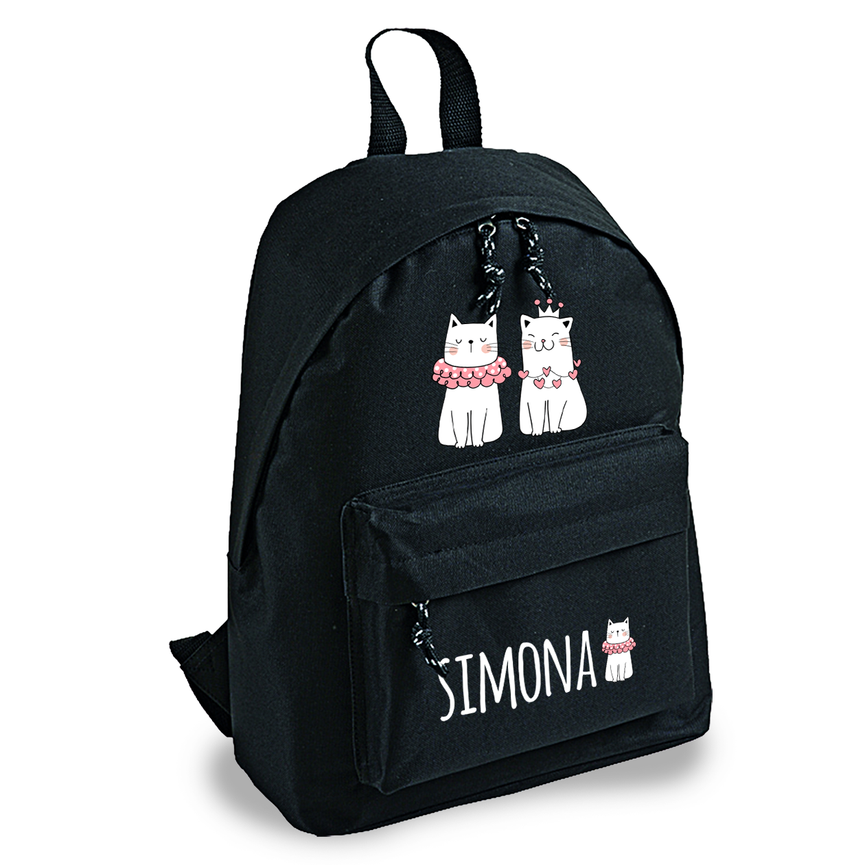 Cats Love - zaino scuola - personalizzato con nome