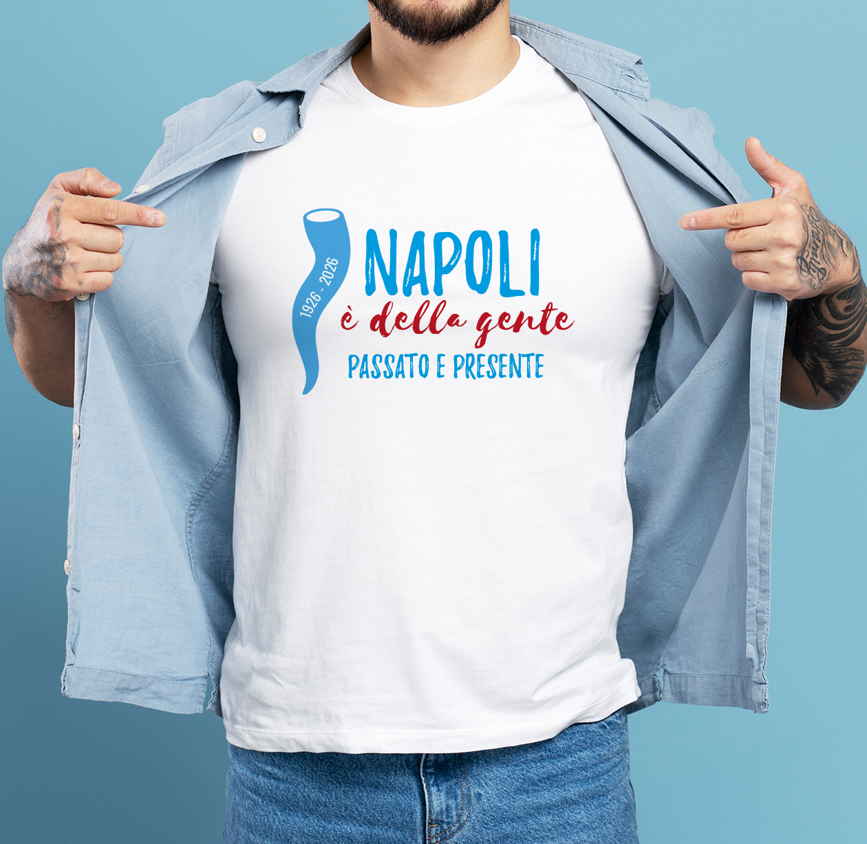 Napoli è della gente - T-shirt Bianco
