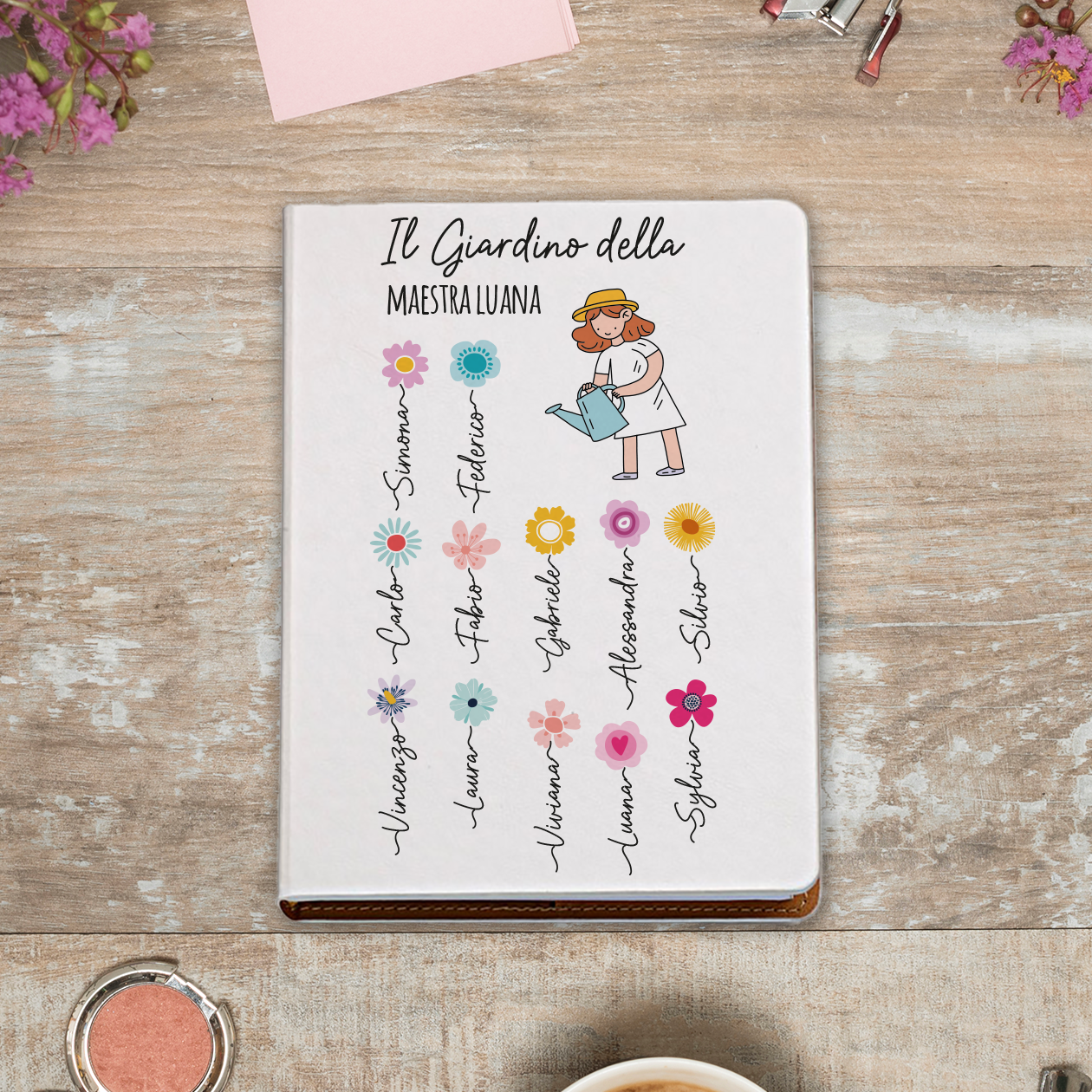 Il giardino della maestra - Block Notes personalizzato