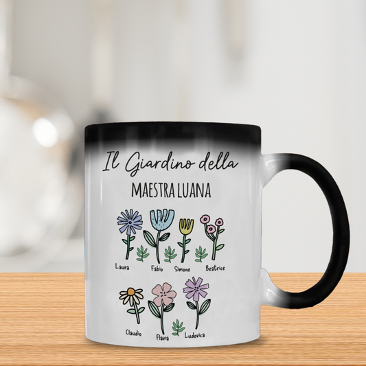 Il giardino della maestra - Tazza Magica - personalizzata