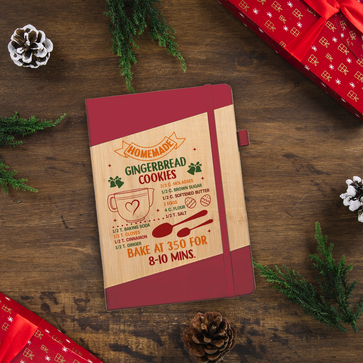 Homemade - Block Notes in PU a righe