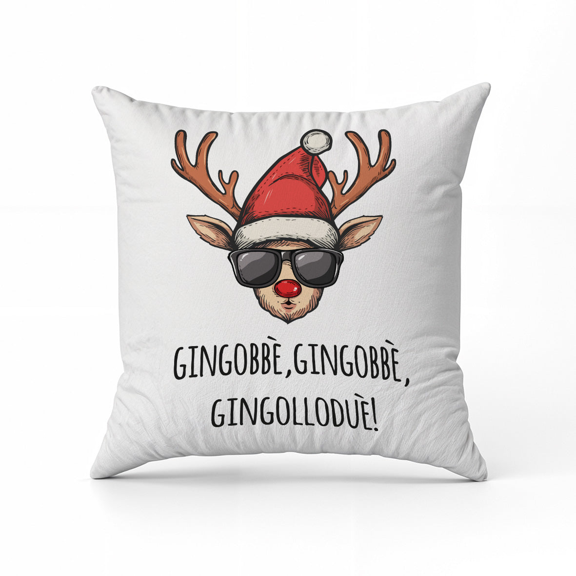 Gingobbè - Cuscino Personalizzato - idea regalo Natale