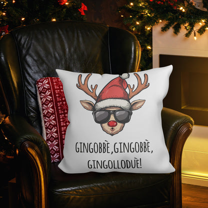 Gingobbè - Cuscino Personalizzato - idea regalo Natale