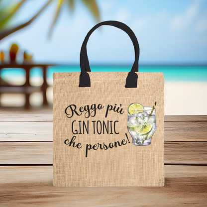 Reggo più gin tonic che persone - Borsa Mare