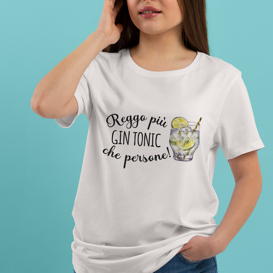 Reggo più gin tonic che persone - T-shirt