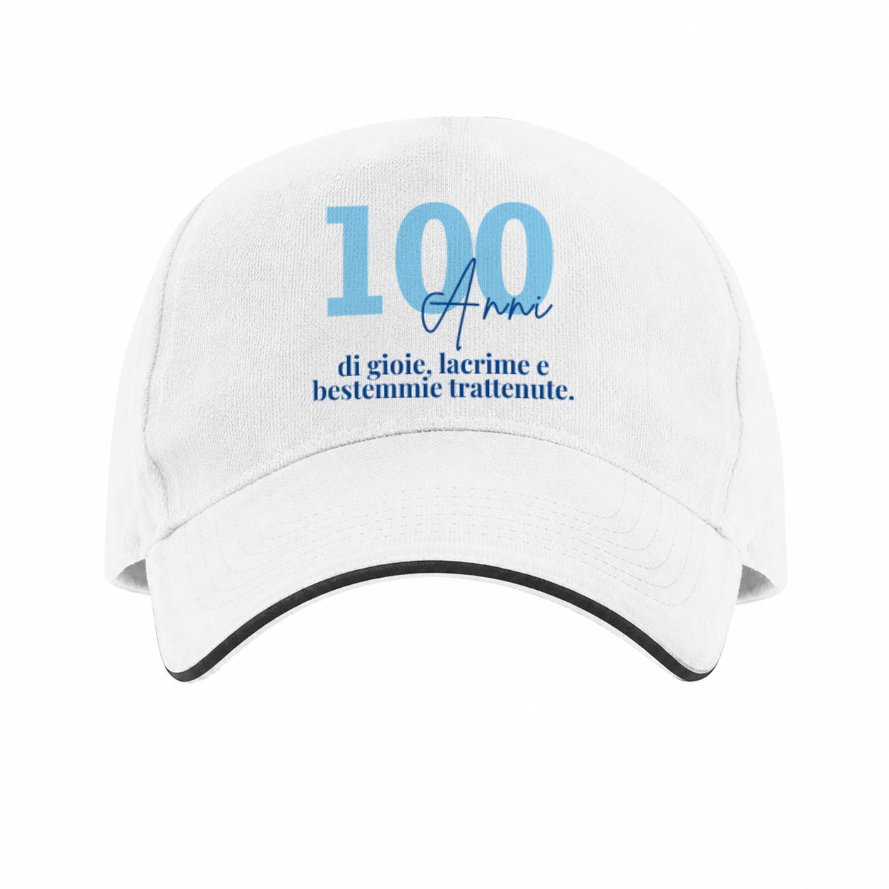 100 anni - Cappello con visiera