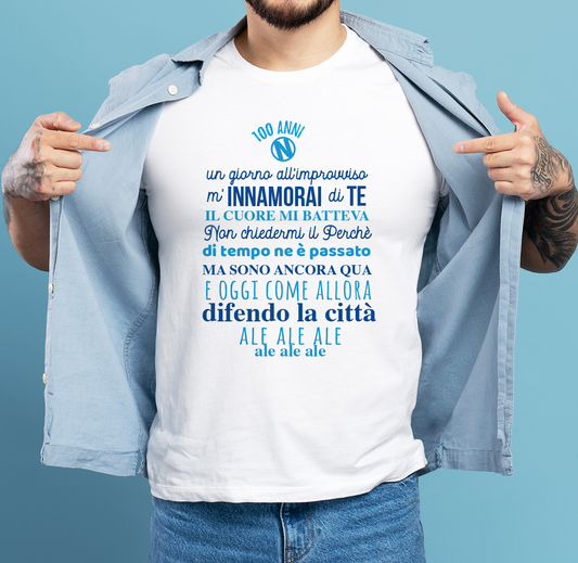 Un giorno all'improvviso mi innamorai di te - T-shirt Bianca - Maglia 2026