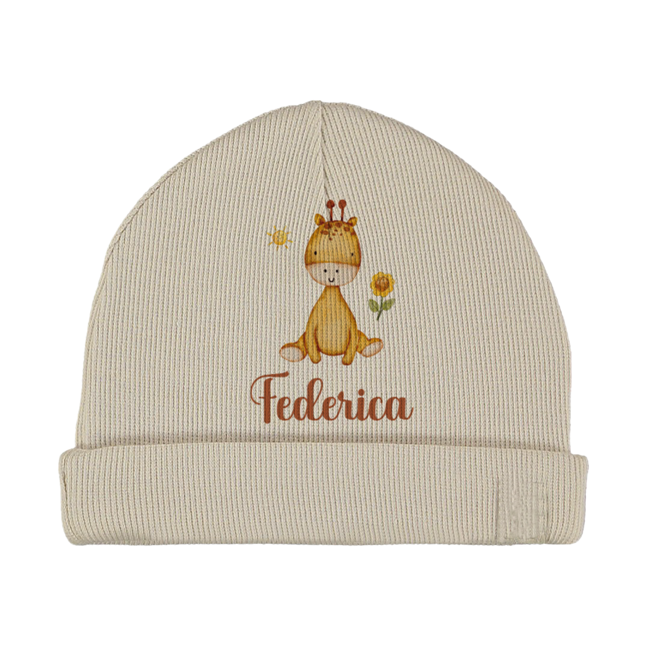 Baby Giraffa - Cappellino personalizzato con nome