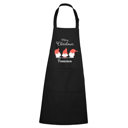 Merry Christmas - Grembiule da Cucina Natalizio - personalizzato con nome