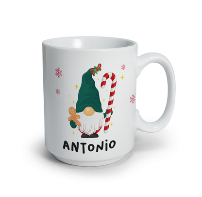 Garden Gnome - Tazza mug - idea regalo Natale - personalizzato con nome