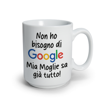 Mia moglie sa già tutto  - Tazza mug