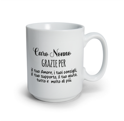 Caro Nonno grazie - Tazza mug