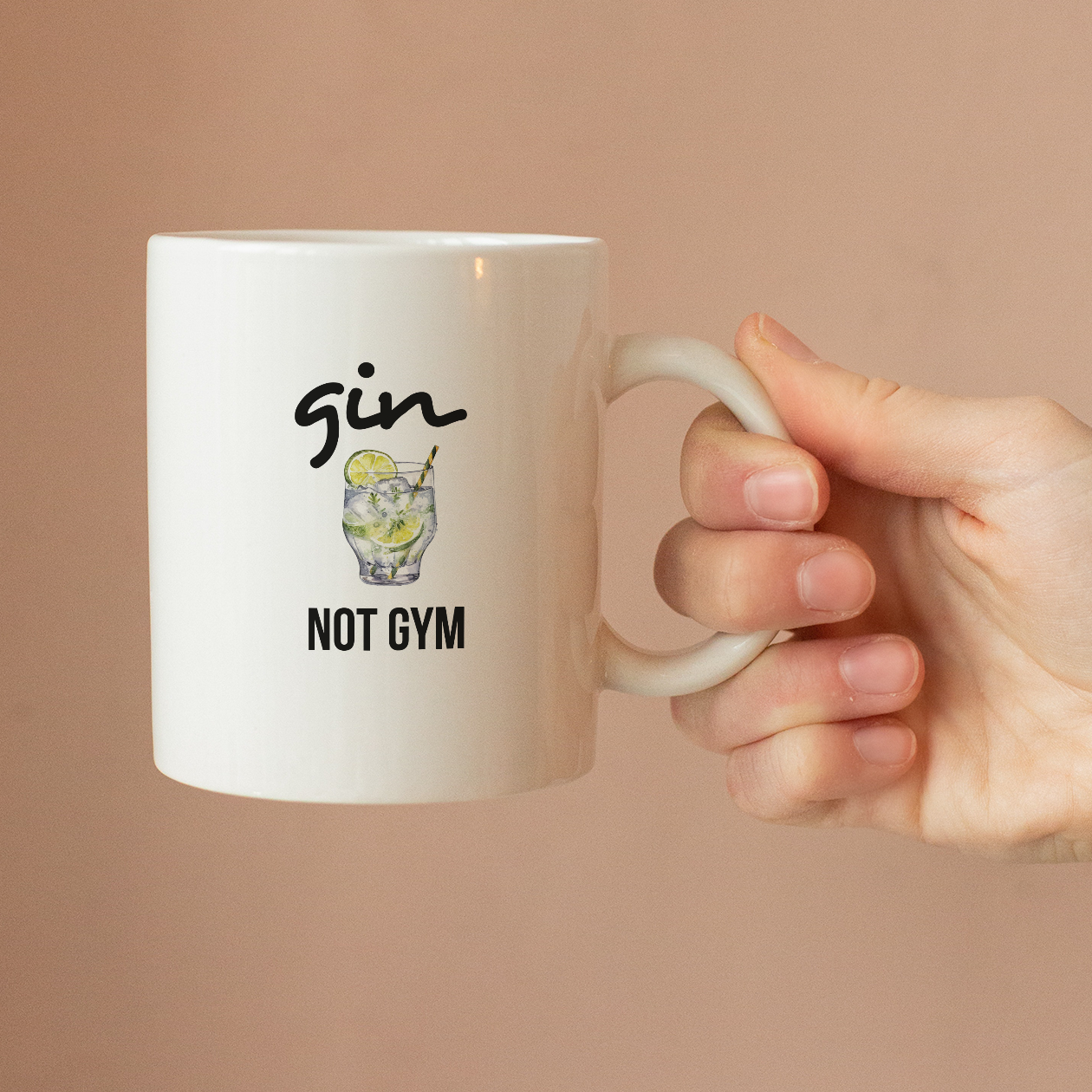 Gin not gym - Tazza mug